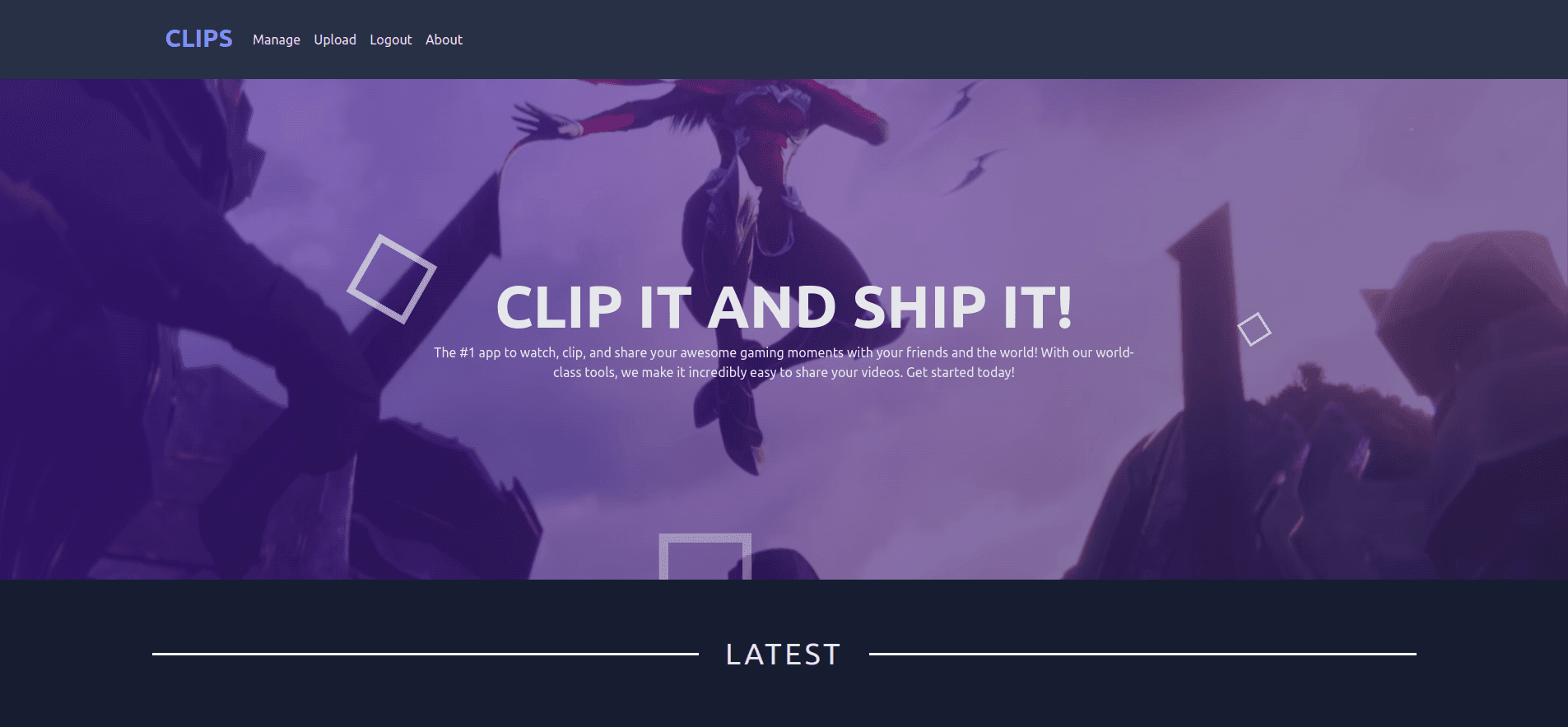 Clipz - Game highlight clips sharing platform